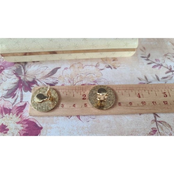 Cloisonne Butterfly Clip-on Earrings - Picture 7 of 10